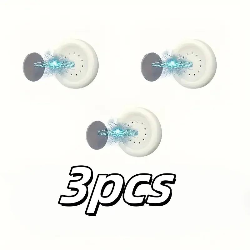 Magnetic Remote Control Holder – No-Drill Wall Mount, 3-Pack