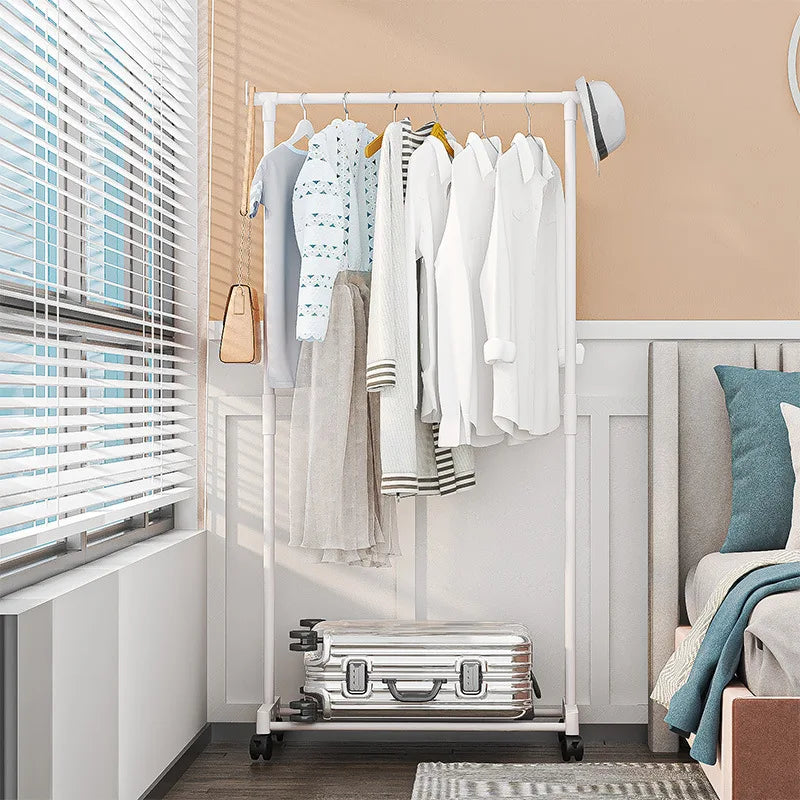Multi-Function Floor Standing Clothes Drying Rack – Coat, Shoe & Hat Storage