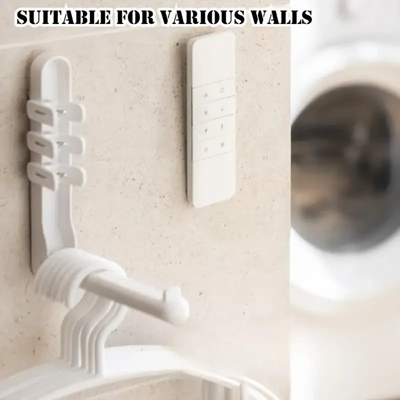 Magnetic Remote Control Holder – No-Drill Wall Mount, 3-Pack