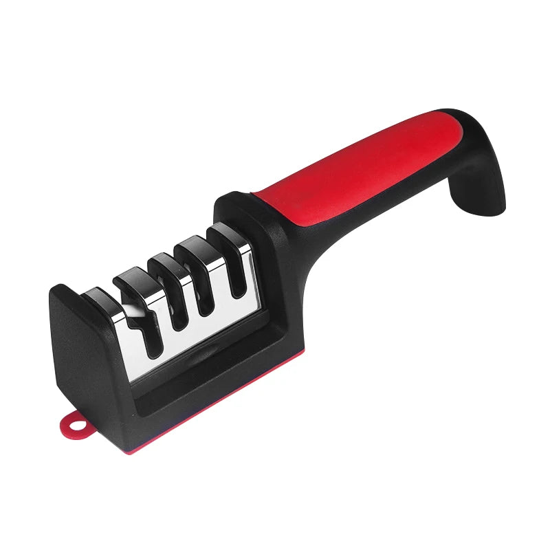 3-Stage Knife Sharpener – Handheld Multi-Purpose Kitchen Sharpening Tool