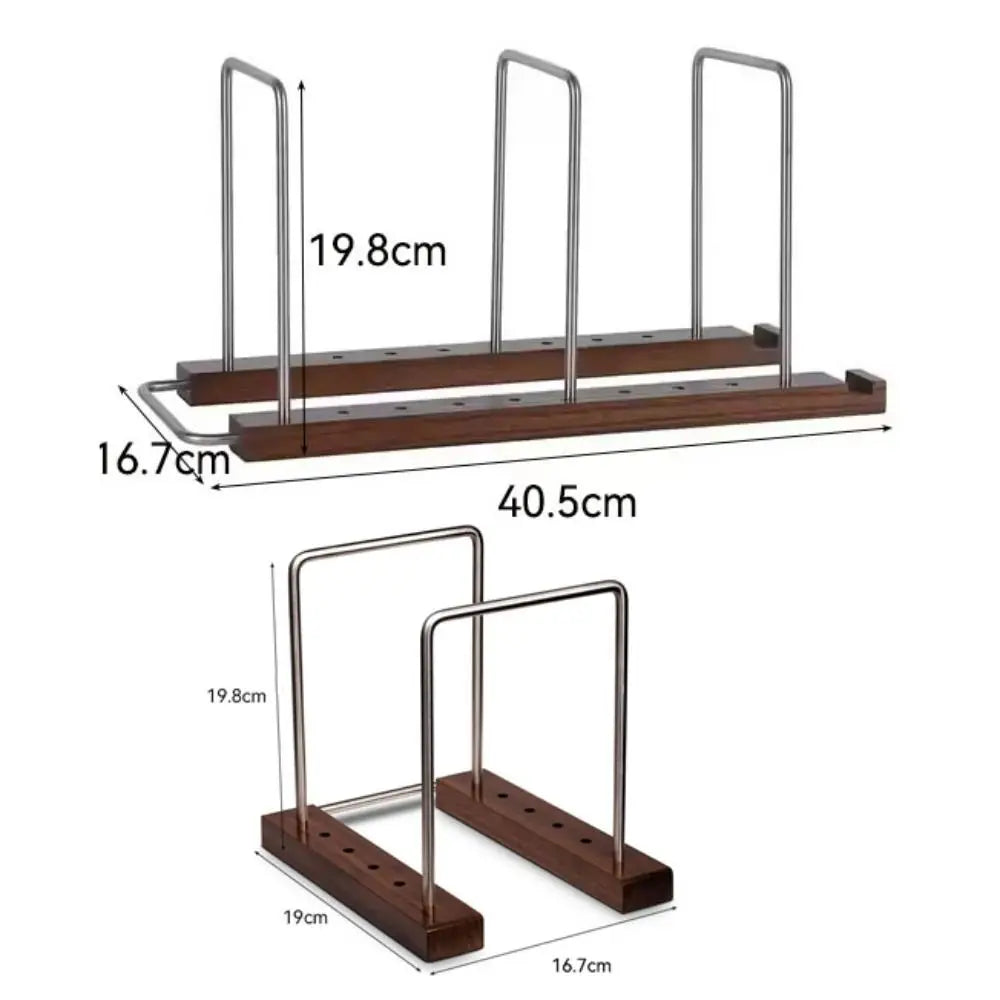 Adjustable Walnut Vinyl Record Stand – Portable Album Display Holder