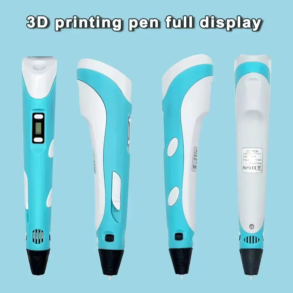 3D Printing Pen – Electric Graffiti Art Pen with 9M PLA Filament, Kids & Adults