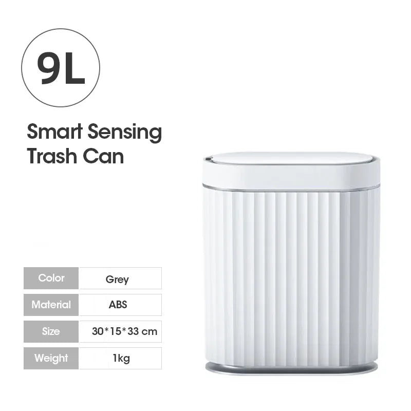 Smart Sensor Trash Can – Touchless Automatic Lid, 7L/9L, Kitchen & Bathroom