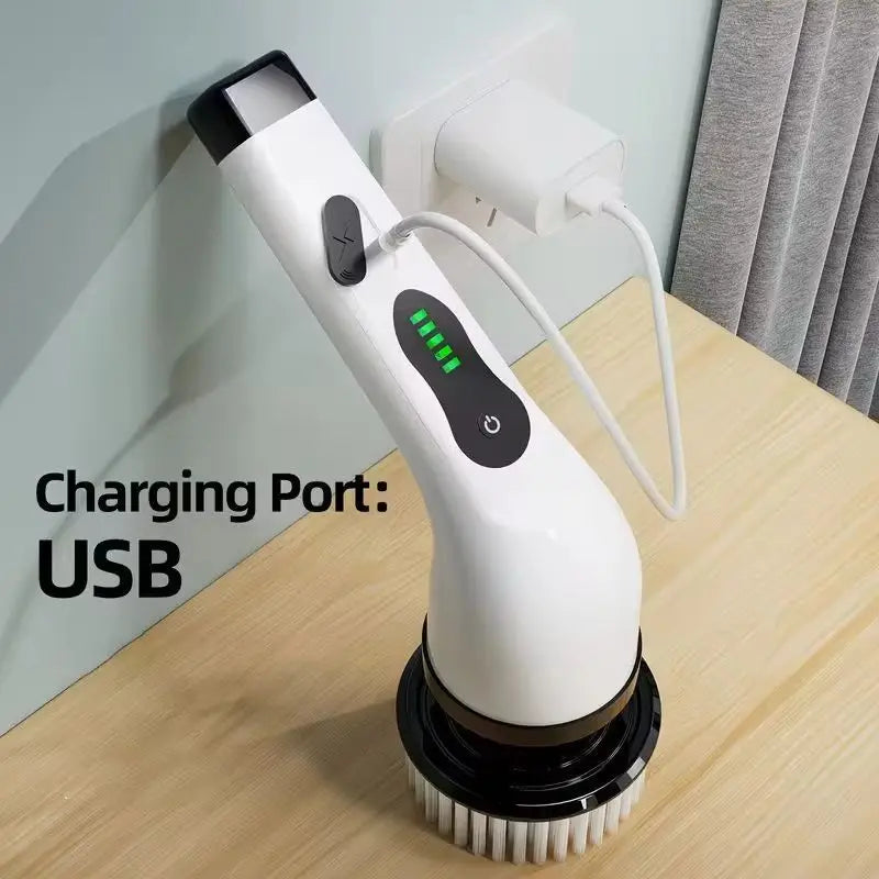 Electric Spin Scrubber | Cordless Rotating Cleaning Brush