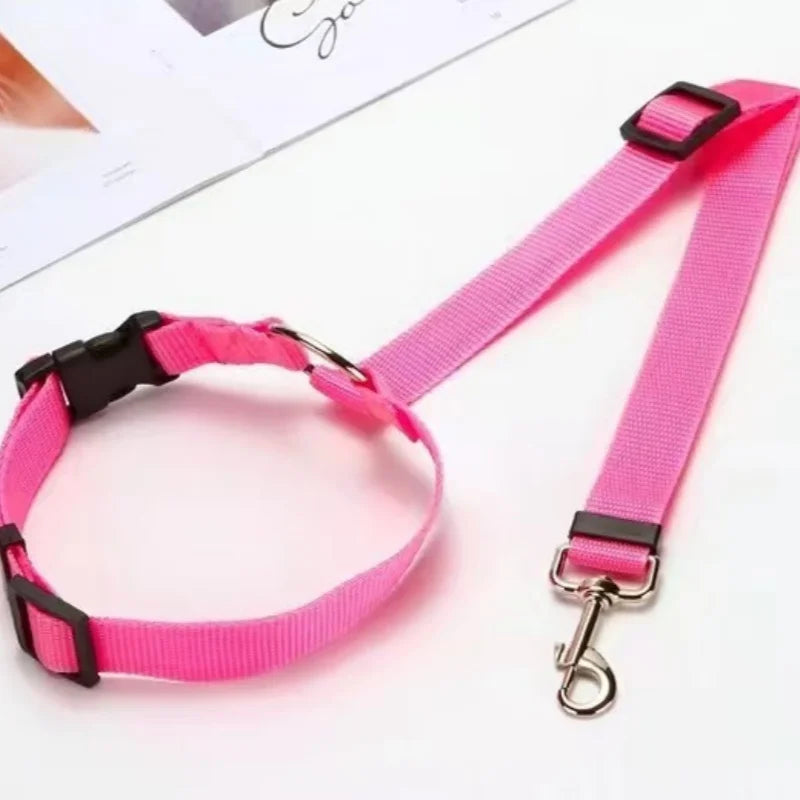 Adjustable Pet Car Seat Belt – Dog Safety Harness Restraint for All Vehicles