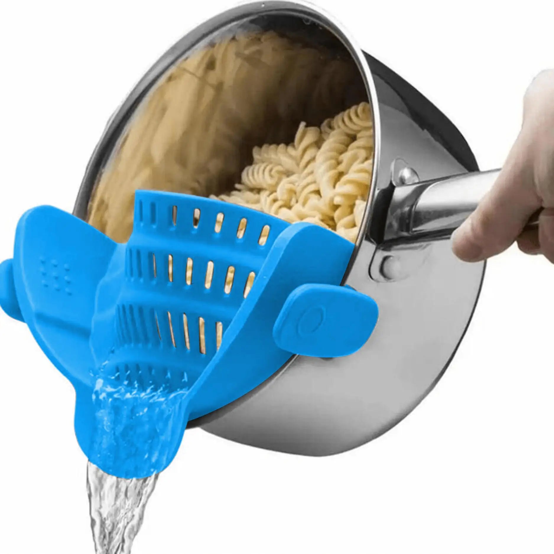 Adjustable Clip-On Pot Strainer – Universal Pasta & Vegetable Strainer for Pots, Pans & Bowls