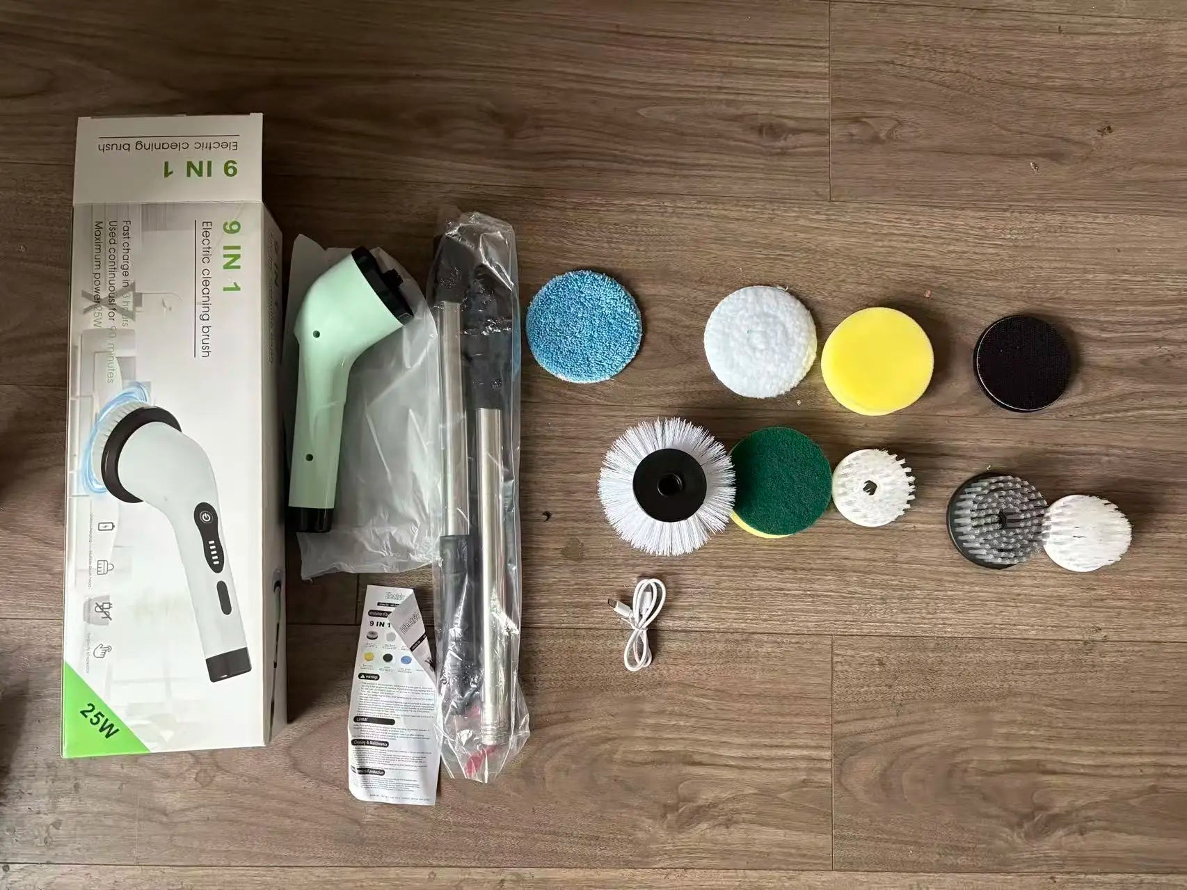 Electric Spin Scrubber | Cordless Rotating Cleaning Brush