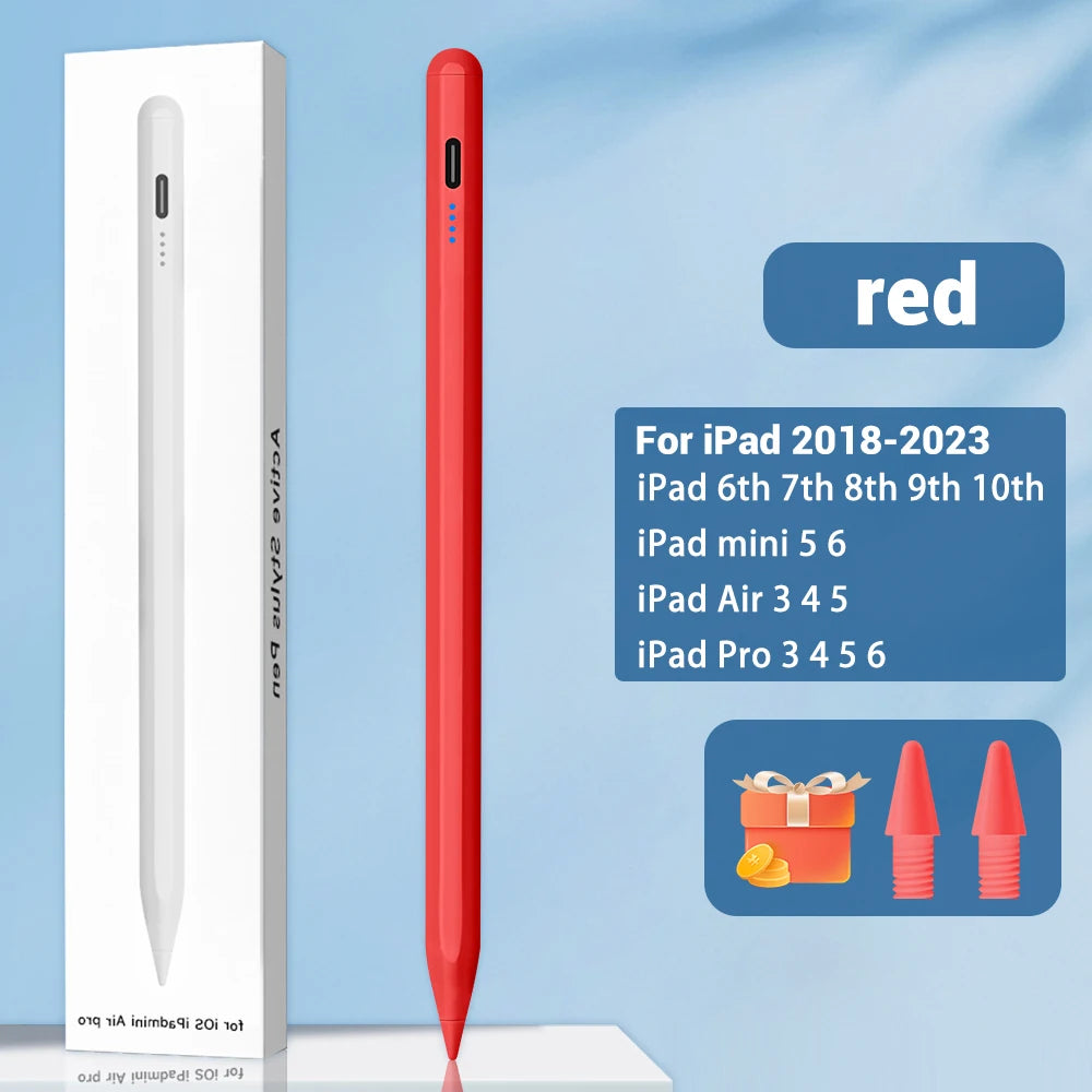 iPad Stylus Pen with Palm Rejection – Wireless Charging Compatible with iPad Pro, Air & Mini