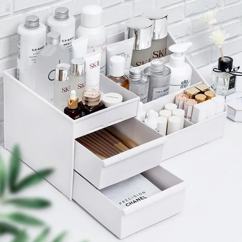 Drawer Makeup Organizer – Desktop Storage Box for Skincare, Cosmetics & Accessories