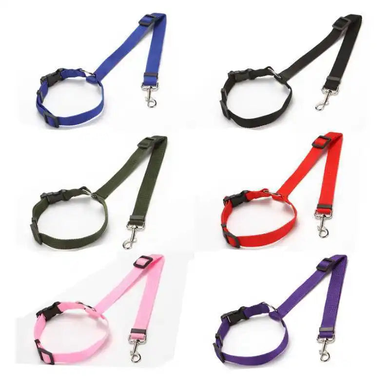 Adjustable Pet Car Seat Belt – Dog Safety Harness Restraint for All Vehicles