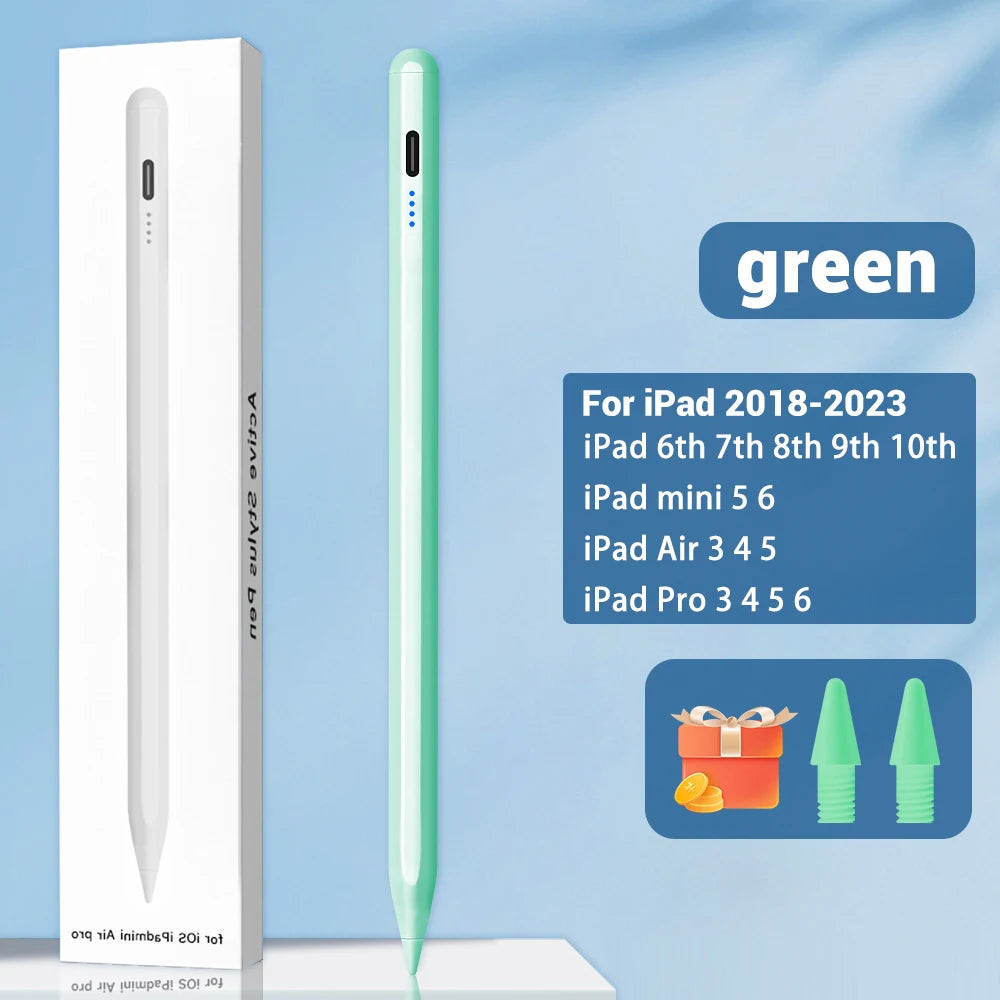 iPad Stylus Pen with Palm Rejection – Wireless Charging Compatible with iPad Pro, Air & Mini