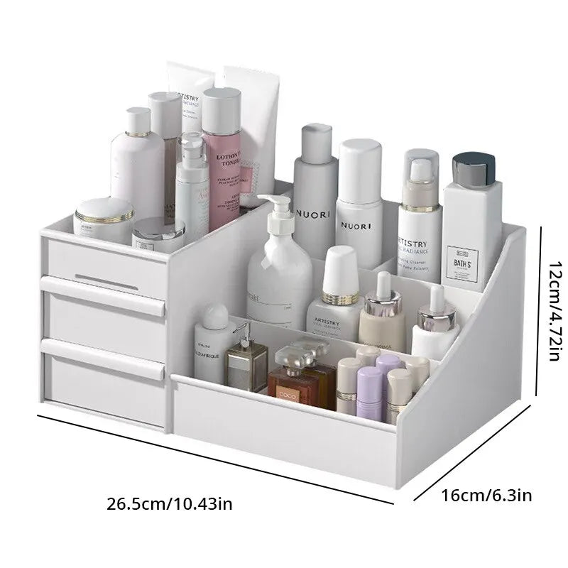 Drawer Makeup Organizer – Desktop Storage Box for Skincare, Cosmetics & Accessories