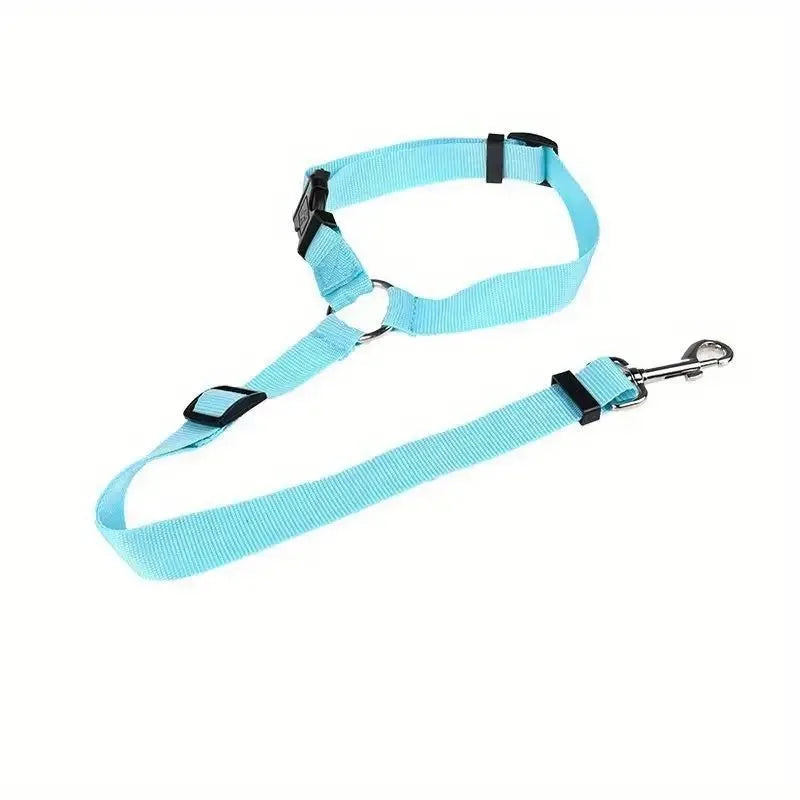 Adjustable Pet Car Seat Belt – Dog Safety Harness Restraint for All Vehicles
