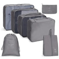 7-Piece Travel Packing Organizer Set – Suitcase Storage Bags for Clothes & Shoes