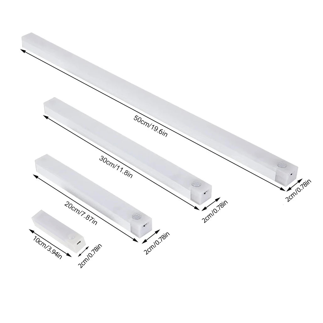USB-C Rechargeable Motion Sensor Night Light – Wireless LED Lamp for Kitchen, Cabinet & Staircase