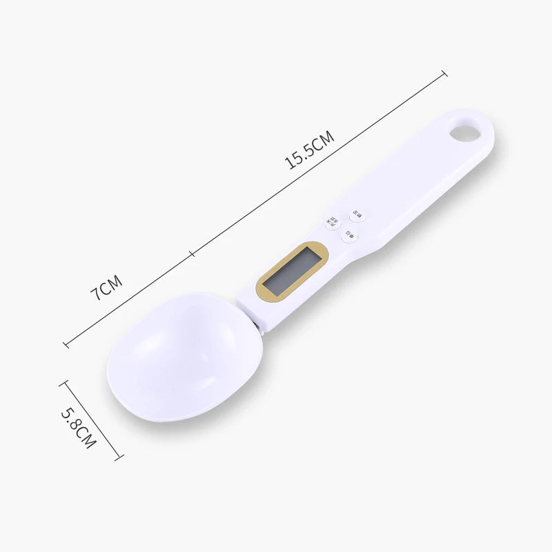 Mini Digital Spoon Scale — Precise 0.1g to 500g for Coffee, Baking & Cooking