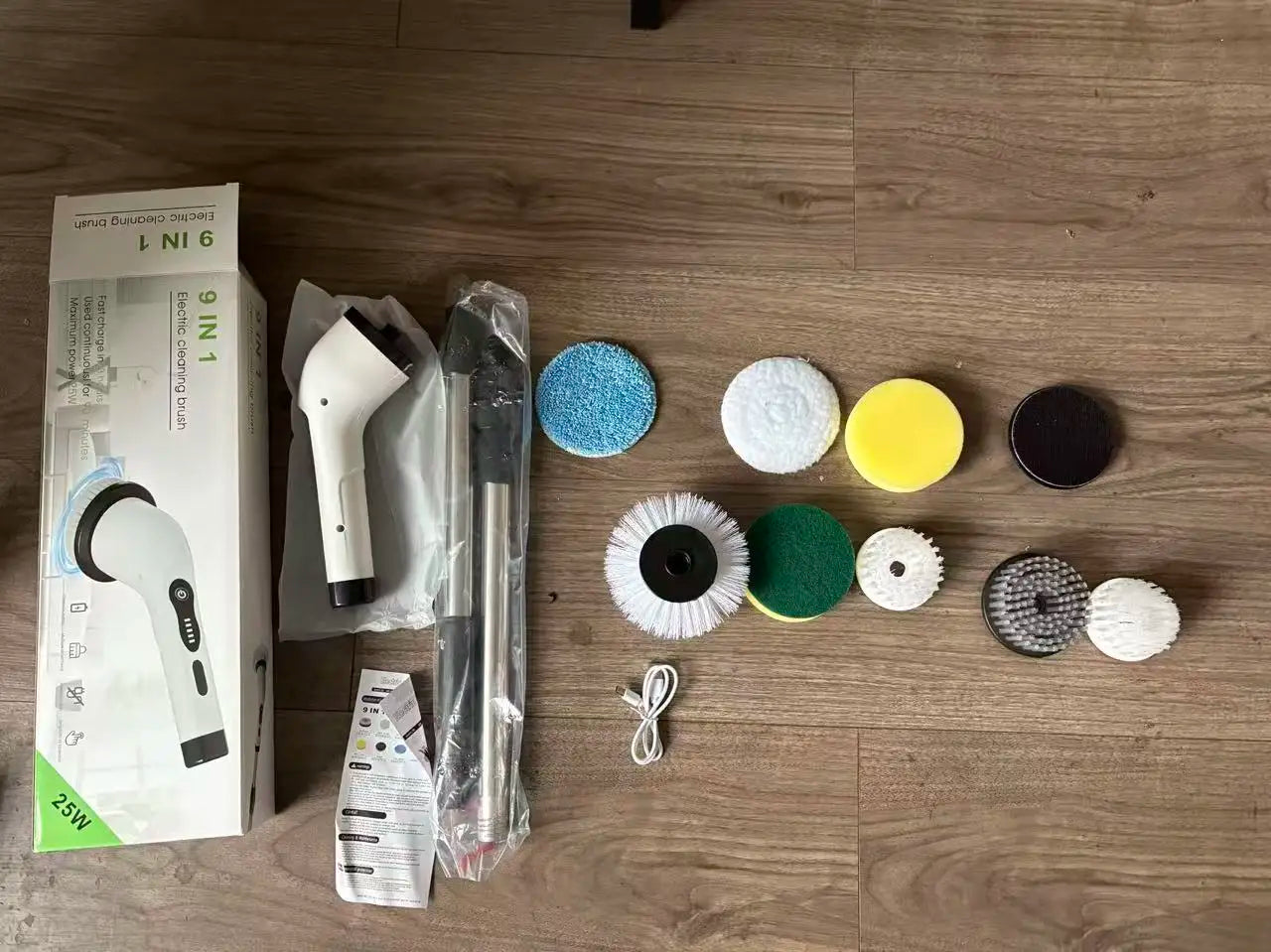 Electric Spin Scrubber | Cordless Rotating Cleaning Brush