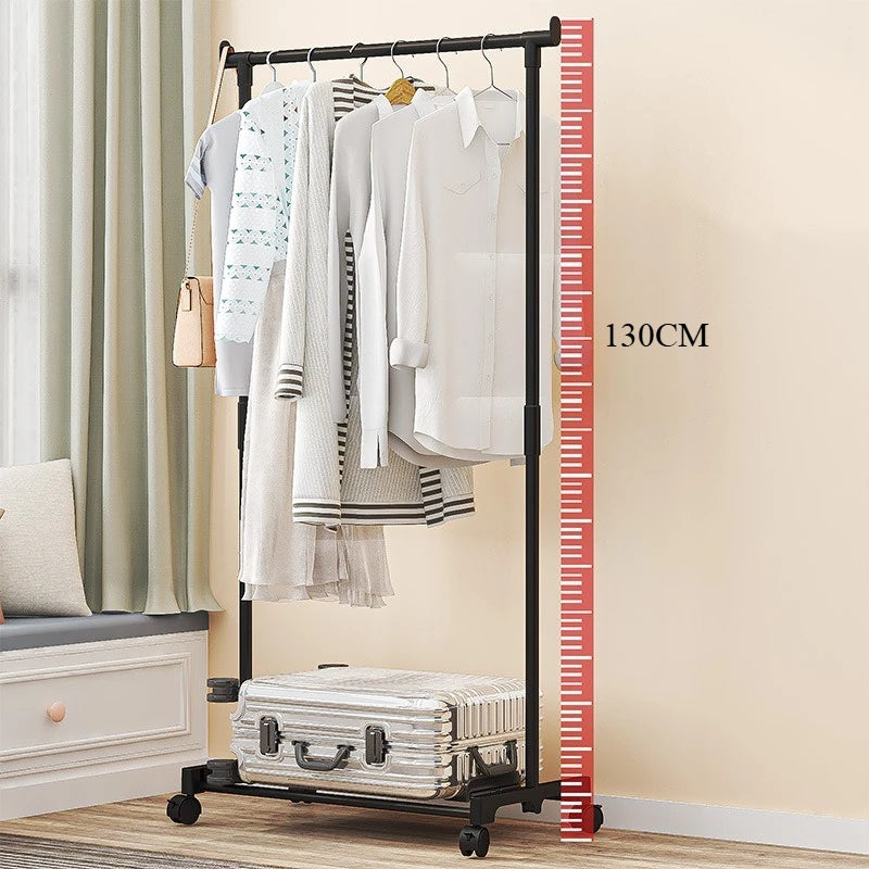 Multi-Function Floor Standing Clothes Drying Rack – Coat, Shoe & Hat Storage