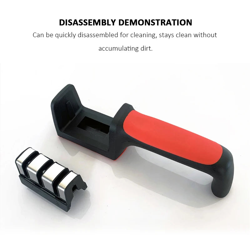 3-Stage Knife Sharpener – Handheld Multi-Purpose Kitchen Sharpening Tool