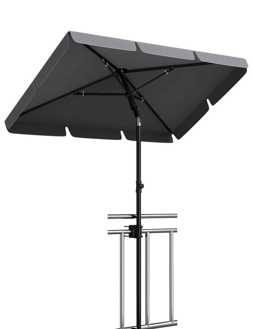 UPF 50+ Adjustable Beach Umbrella – 200x125cm Foldable Sun Shade with Carry Cover