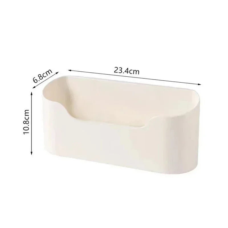 Adhesive Cabinet Door Storage Rack – Under-Sink & Bathroom Wall Organizer