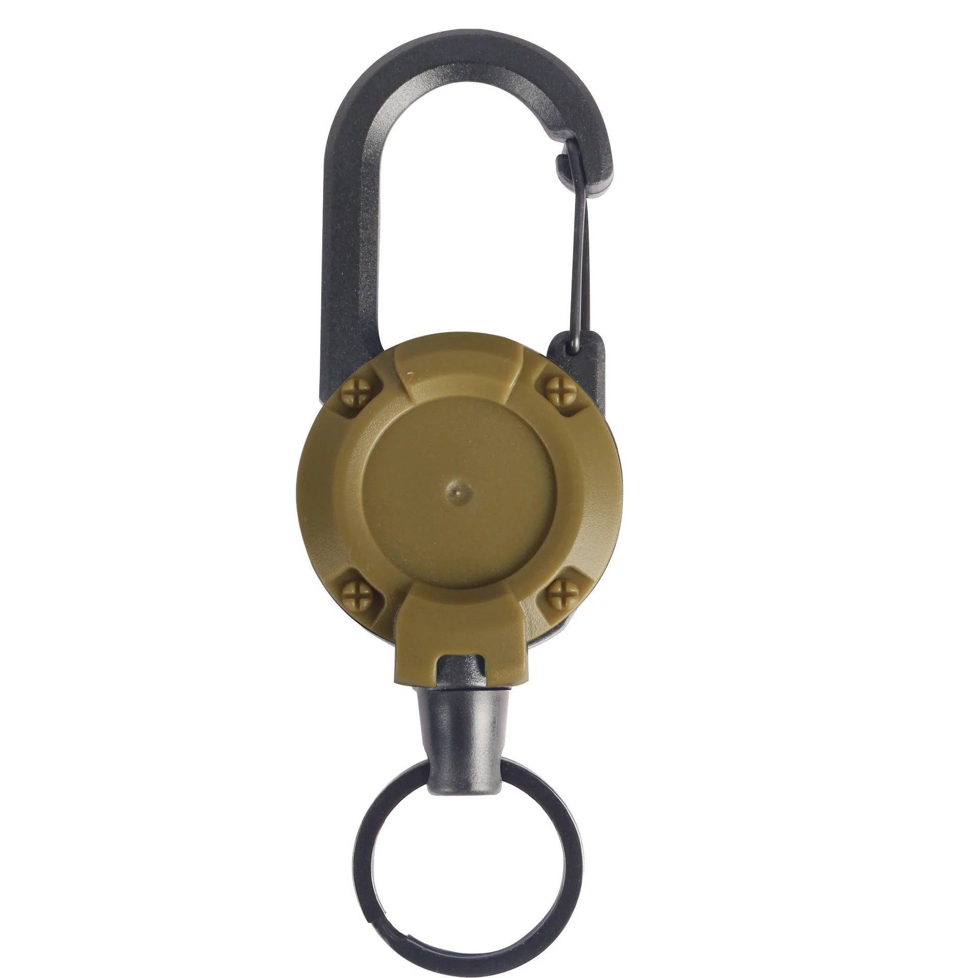 Retractable Badge Reel Keychain – Heavy-Duty Carabiner Clip Key Holder