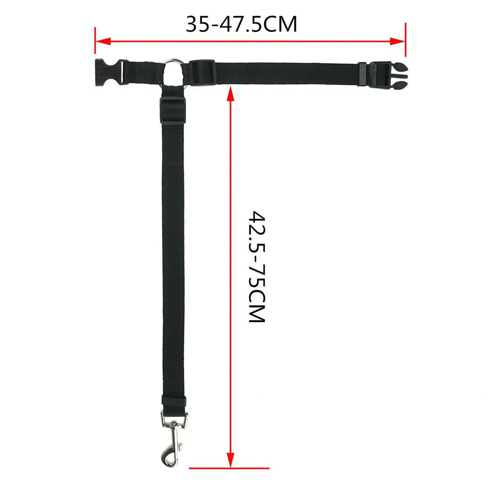 Adjustable Pet Car Seat Belt – Dog Safety Harness Restraint for All Vehicles