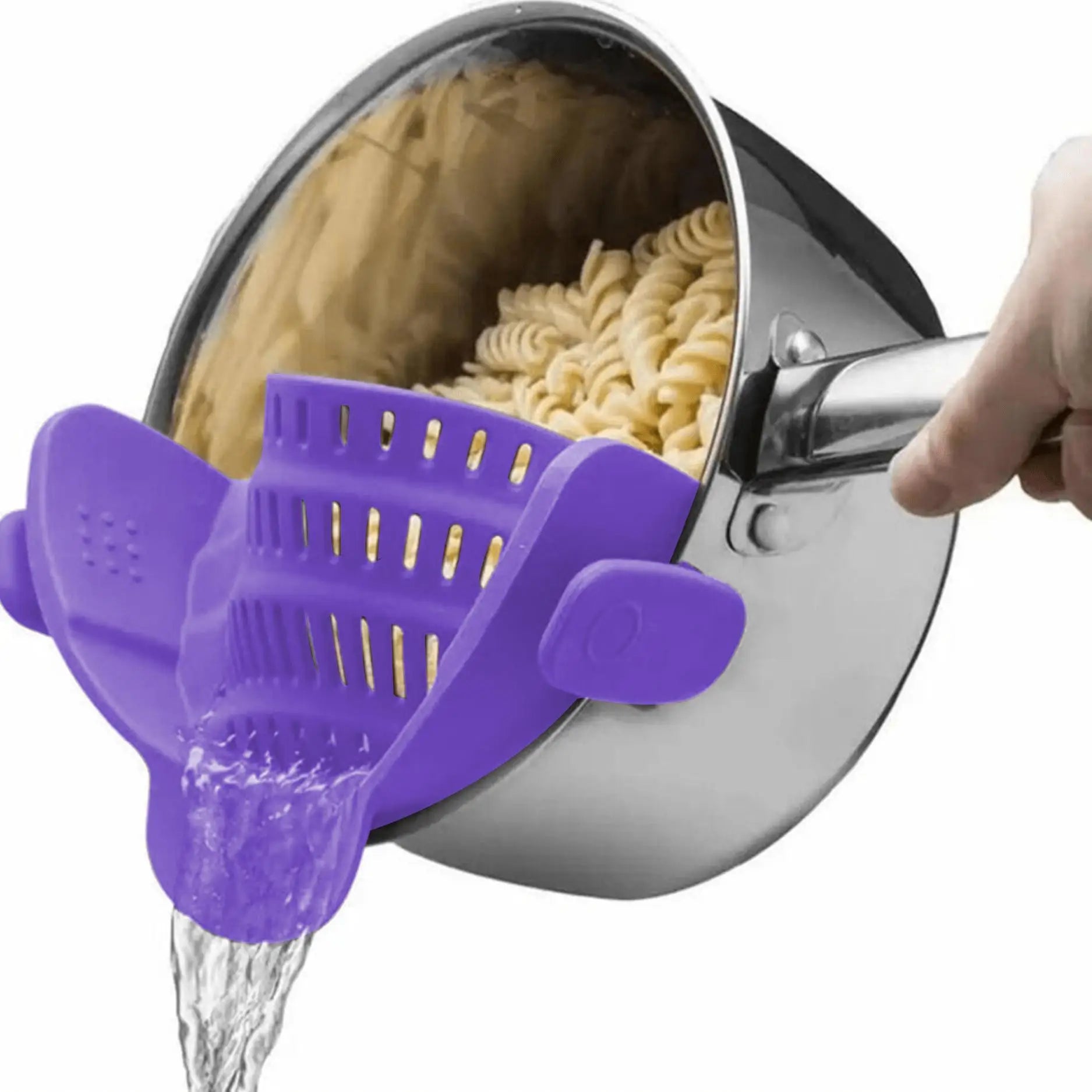 Adjustable Clip-On Pot Strainer – Universal Pasta & Vegetable Strainer for Pots, Pans & Bowls