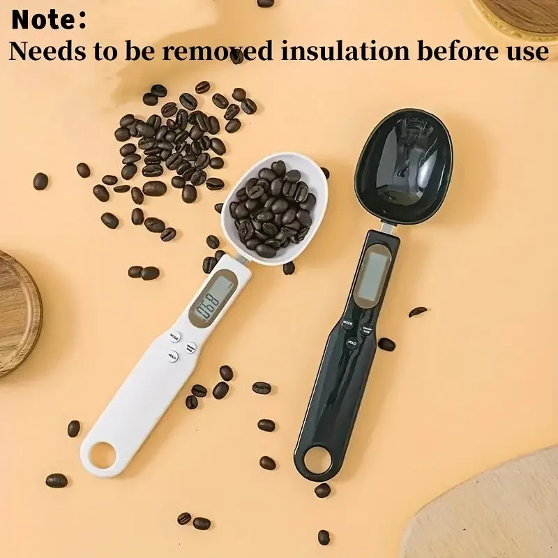 Mini Digital Spoon Scale — Precise 0.1g to 500g for Coffee, Baking & Cooking